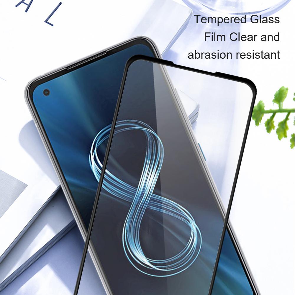 AMORUS Screen Protector for Asus ROG Phone 7 5G,Cover Silk Printing Full Glue Tempered Glass Film Guard