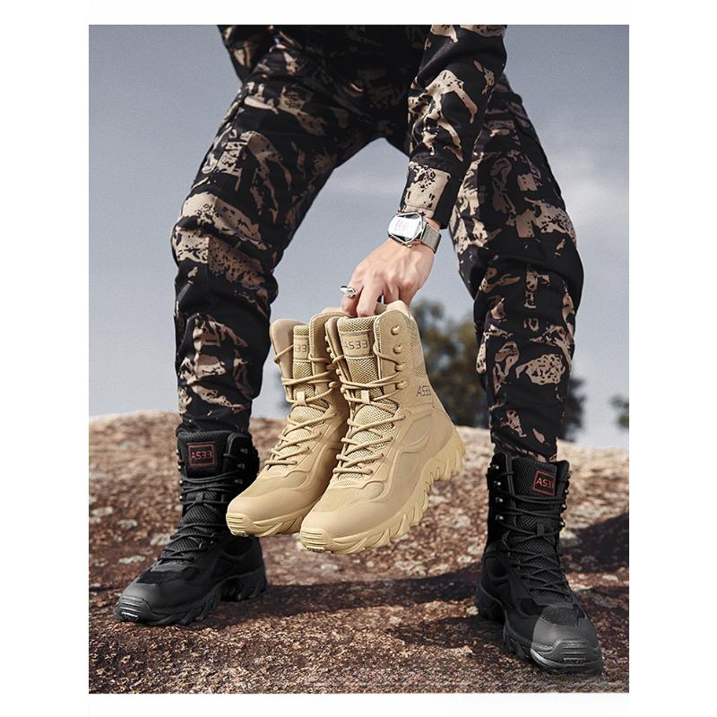 Herrenstiefel, Verschleißfeste Rutschfeste Bequeme Outdoor-Schuhe zum Wandern, Bergsteigen, Jagen, Trekking, Herrenschuhe