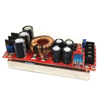 1200W 20A DC Araba Step-up Güç Kaynağı Modülü Boost Dönüştürücü 10-60V ila 12-83V