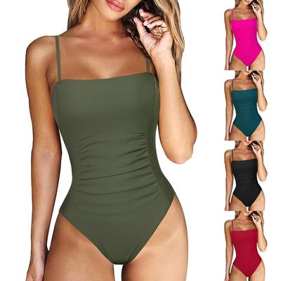 Damen Einteiliger Sexy Bikini Mode Mit BH-Polstern Ohne Stahlbügel Badeanzug Biquinis Feminino 2025