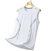 Men's Quick-Dry Sleeveless Sports Vest & Loose Fit T-Shirt Set - Plus Size, Ice Silk, Perfect for Summer Running & Fitness.