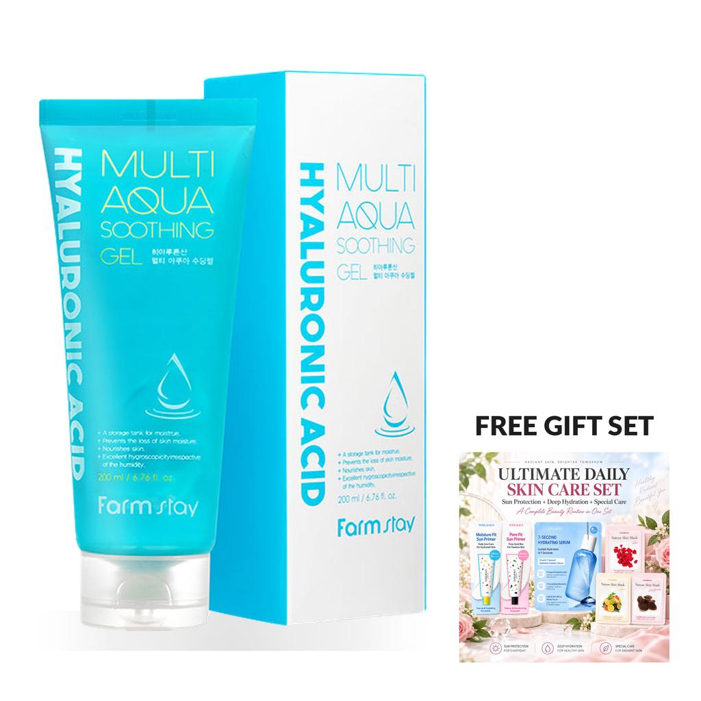 Farmstay Hyaluronic Acid Multi Aqua Soothing Gel 200ml