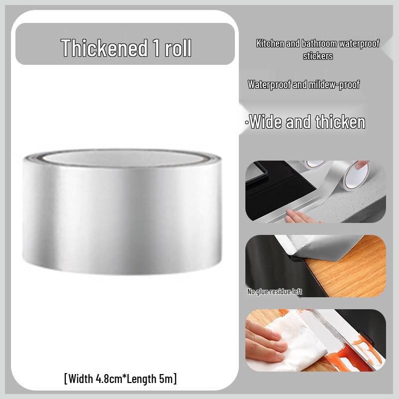 High-Temperature Resistant Self-Adhesive Aluminum Foil Sticker for Kitchen Countertops: Waterproof, Oil-Proof, and Mildew-Resistant