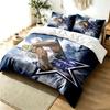 Dallas Cowboys 3pc Duvet Cover Set Simple Modern Bedding Set Wrinkle Resistant Soft Fabric All Season Use a perfect gift