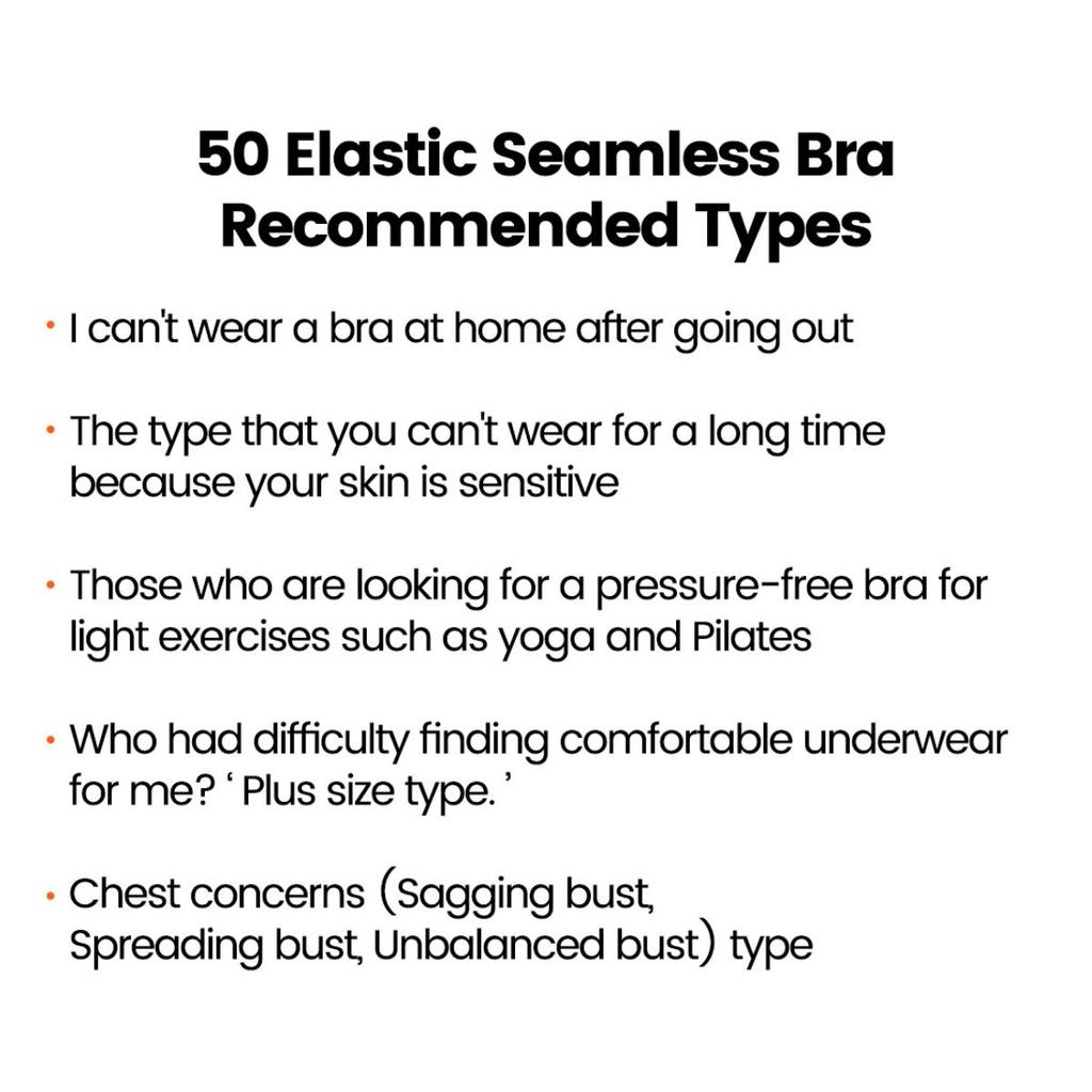 [LMM]S~6XL GRÖSSE 50 Elastischer BOOB'S VACATION Nahtloser BH