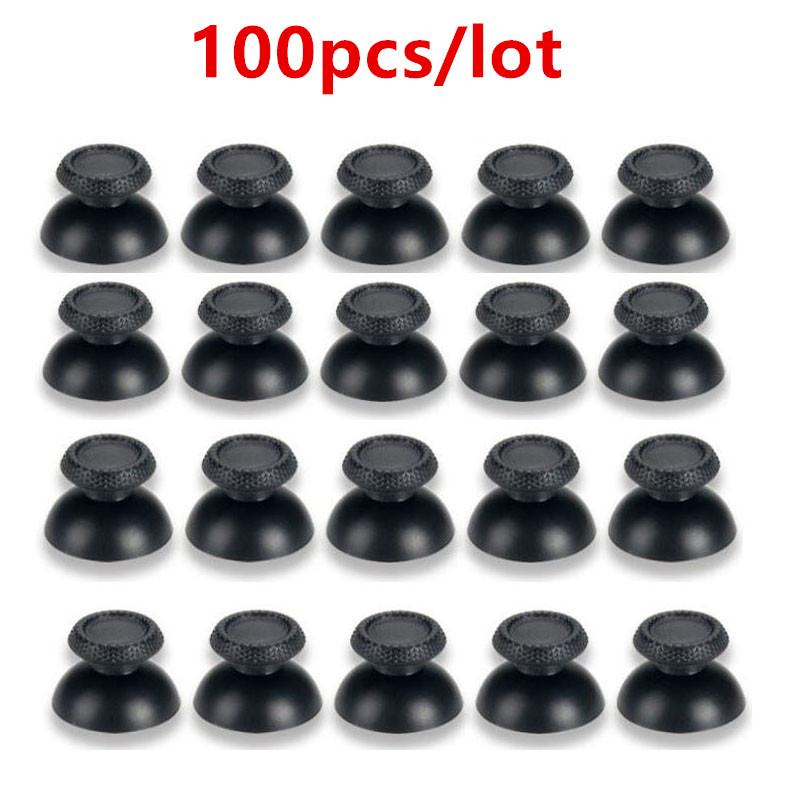 100Pcs 3D Analog Joystick Stick Replacement Module Mushroom Cap For Sony PS4 Playstation 4 5 PS5 Xbox one / 360 Thumbstick Cover