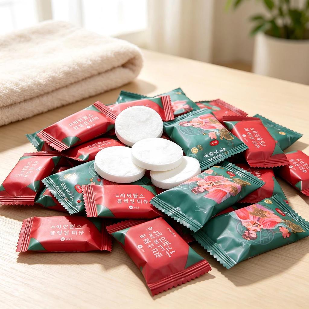 Individually Packaged Thick Disposable Compressed Face Towels for Travel and Hotel