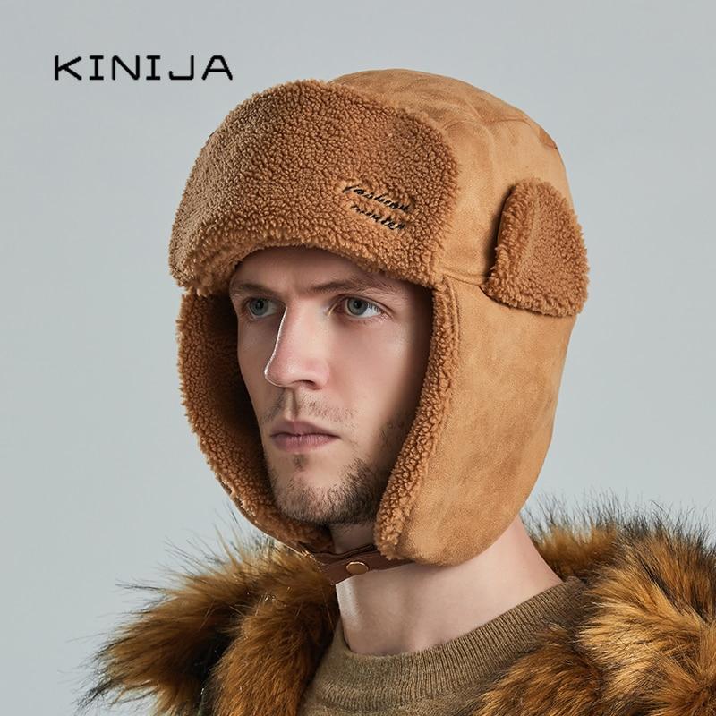 Buy Bomber Hats Winter Lambswool 