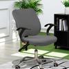 Elastic Milk Silk Office Swivel Chair and Backrest Cover