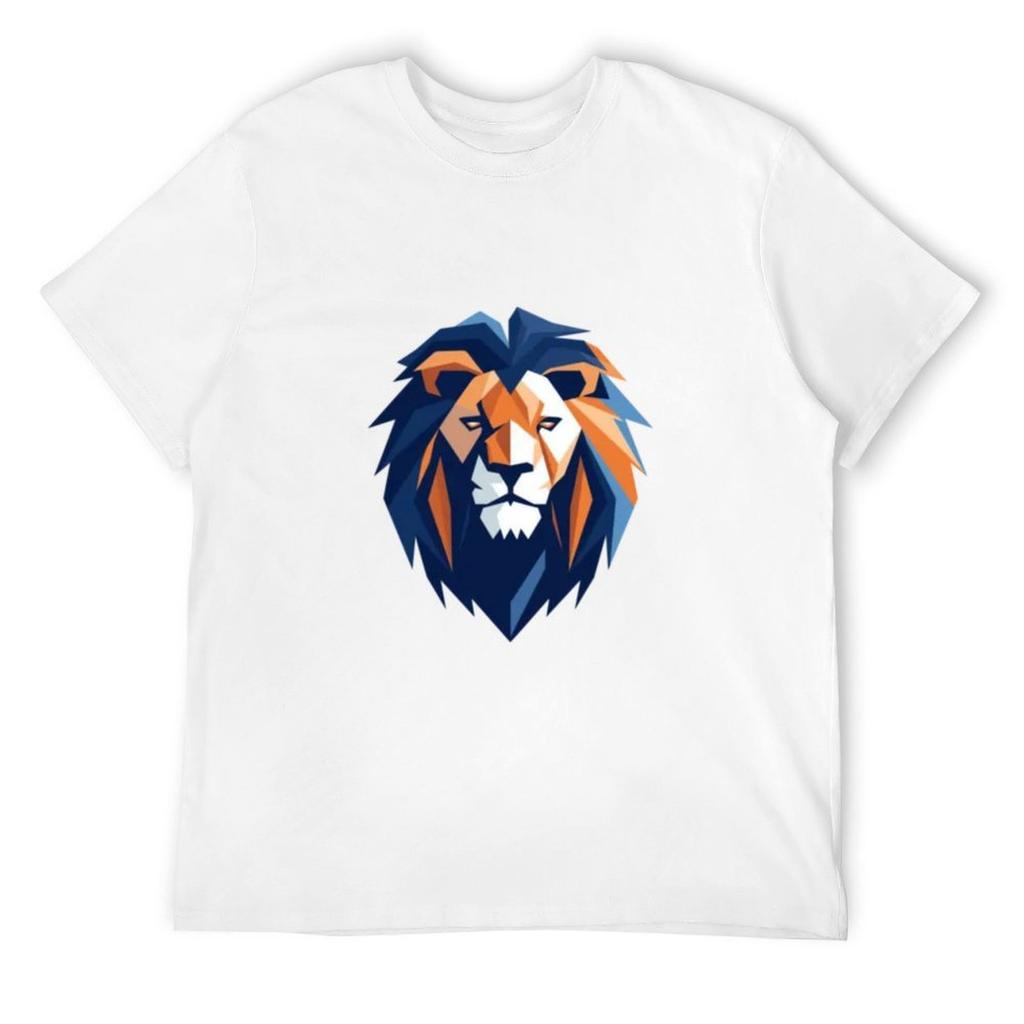 Lion T-Shirt Plain Customizeds Blanks Street Wear Black T Shirts for Men
