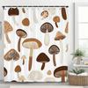 Modern Minimalist Leaf Theme Shower Curtain 3D Printing Fabric Leaves Bathroom Curtains For Home Decoration Curtain With Hooks