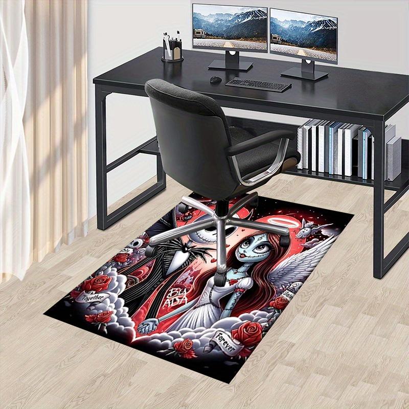 Office Rug  Jack Skellington  Sally  theme 3D Printed Anti-Slip Rug-Machine Washable for Living Room 60cm by 90cm