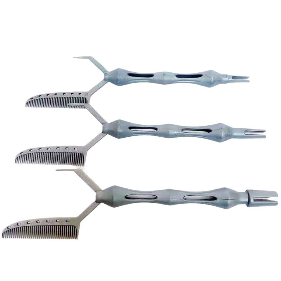 Hairdressing Positioning Perming Comb for Curling and Styling