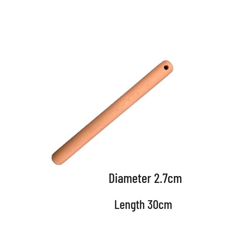 

Суцільна букова качалка з отвором для підвішування