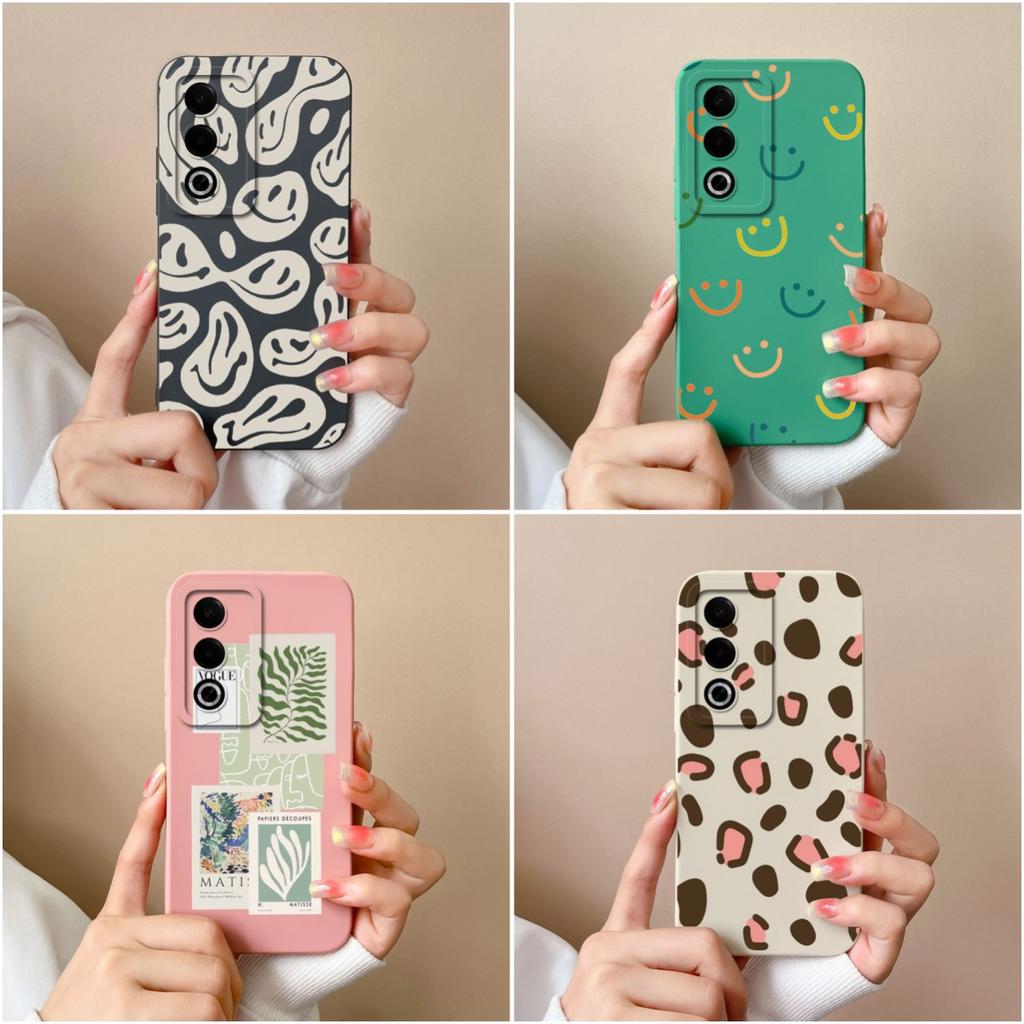 Hülle Für OPPO Realme 12 13 P1 A3 Pro Plus C63 K12X Modeetiketten Kameraschutz Weiches Flüssigsilikon Einfaches Muster Stoßfest Für OPPO Hülle Capa