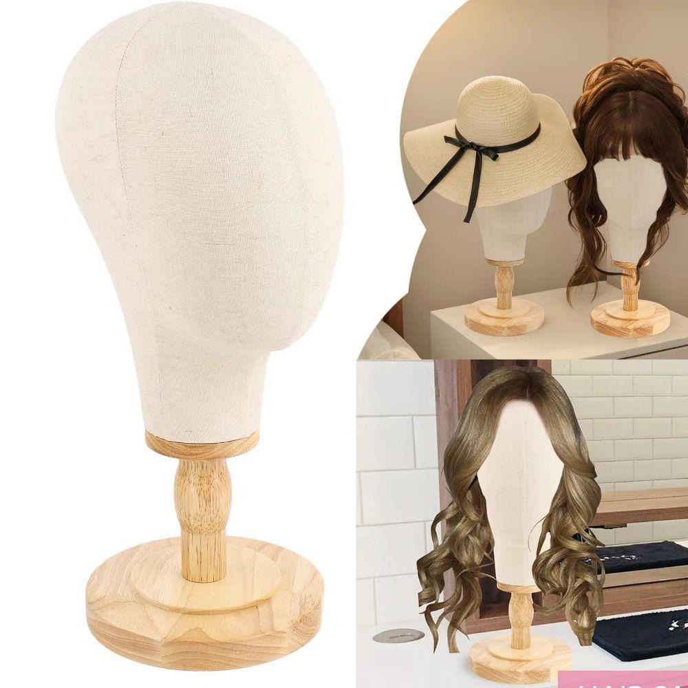 Portable Wig Head Holders Detachable Cap Hat Display Rack Model Head Model  Home Use