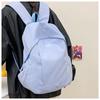 Cream Large-Capacity Backpack for Junior High, Senior High, and College Students