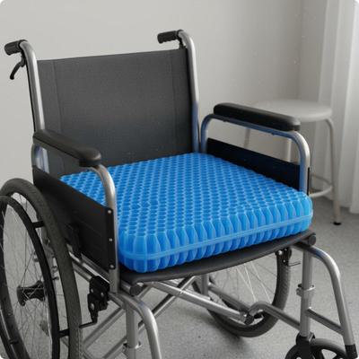 Viscoelastic Seat Pad Cushion Breathable Anti Pressure Sore Soft Gel for Elderly,