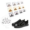 Gold Fashion Pyramid Shape Silver Quality Metal Spikes Spots Nailhead DIY Studs Sewing Decor Garment Supplies Square Rivets