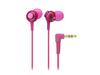 Audio-Technica In PK Pink Earphones with Cord Winding Holder and Ear Tips L Sizes, Box. ATH-CKL202 (XS, S, M, Included)