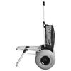 Beach Dolly with Big Wheels for Sand, 505 X 374 Mm Cargo Deck, Folding Sand Cart with 320 Mm Balloon Wheels, 75 Kg Load Capacity, 860-1160 Mm