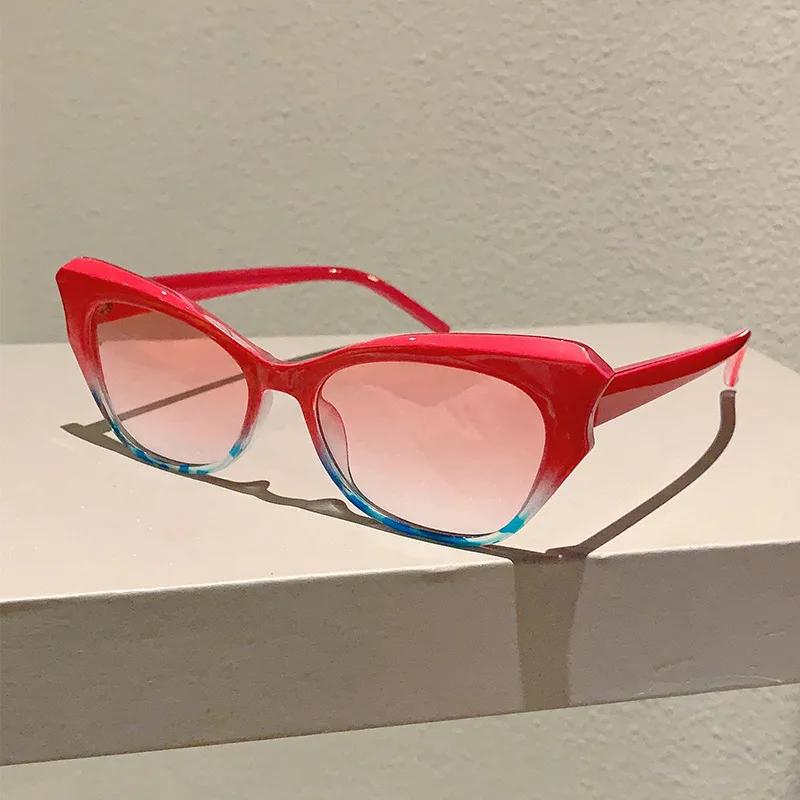 Luxury Brand Designer Vintage Butterfly Sunglasses Women For Men New In Sun Glasses Trendy Punk Popular Pink Eyeglasses Uv400