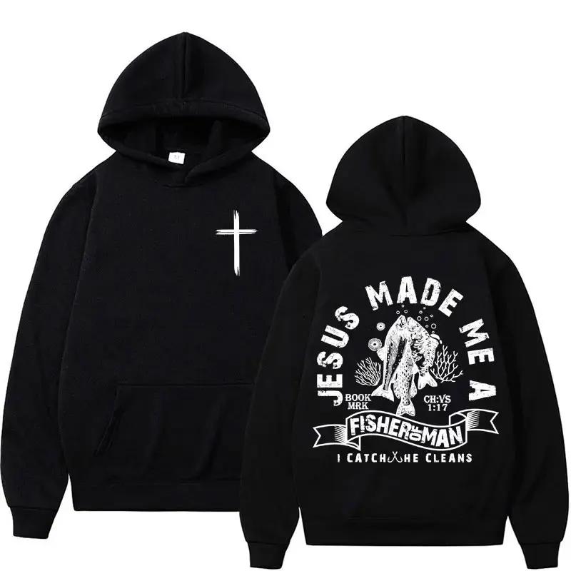 Harajuku Ästhetischer christlicher Jesus-Kirchen-Hoodie Bibelvers Gott liebt dich mit Kapuze Herren Damen Vintage Sweatshirts Streetwear Y2K