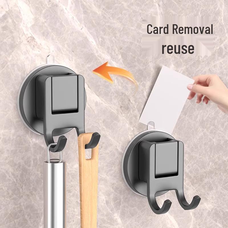 Saugknopf Doppelhaken Multifunktionaler Taschentuchhalter für Bad & Küche