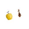 Porcelain Animal Fruit Sculpture Ornament Collectible Table Statue Geometric Decor for Festival