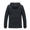 Waterproof Winter Jacket Men Hoodied Parka  Warm  Coat  Thicken Fleece Zipper Jackets