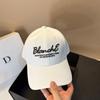 High-Quality Embroidered B Letter Baseball Cap Outdoor Slim Face Sun Hat Lightweight Couple