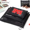 3/1 Stück Kleine Große Schwarze Make-up-Tasche Schwarze Klare Netz-Kosmetiktaschen Tragbar Outdoor-Reise Toilettenartikel-Organizer Reißverschluss-Aufbewahrungstasche