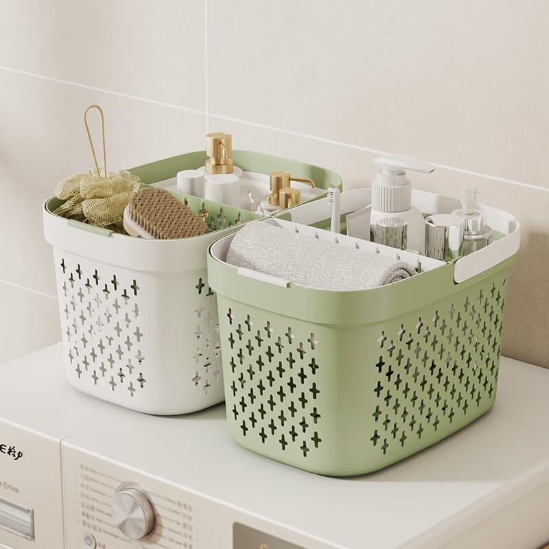 Shower Caddy Tote for Student Toiletries and Dorm Bath Storage