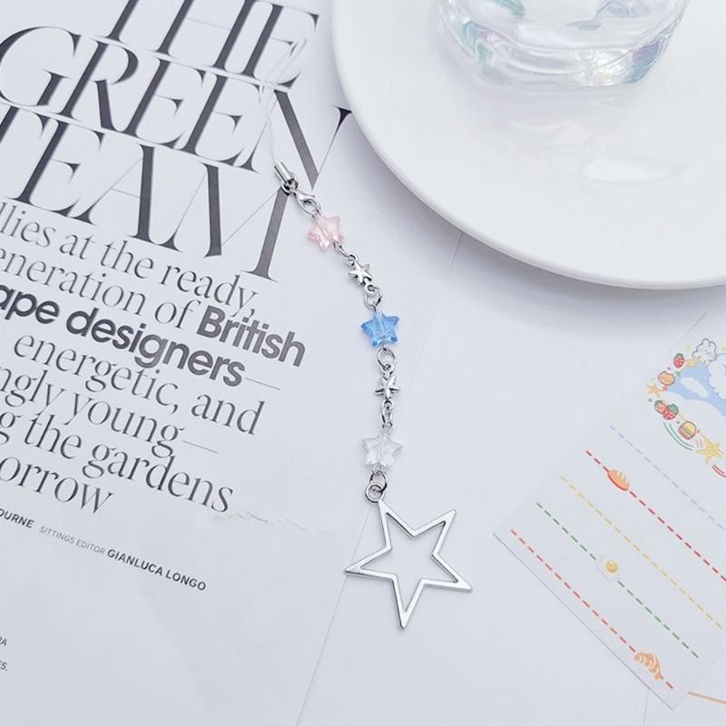 Trendy Phone Accessory Cute Phone Jewelry Dopamine Lovely Phone Pendants Alloy Acrylic Material Phone Charm for Phone