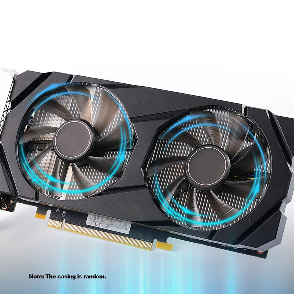 GTX1660 Super 6GB Graphics Card GDDR5 192Bit Dual Fan Computer Graphics Low Power GPU for Working Gaming Video Editing