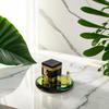 Mini Crystal Round Handicraft Islamic Architecture Home Decor Table Vehicle Souvenir Gift Crystal Model