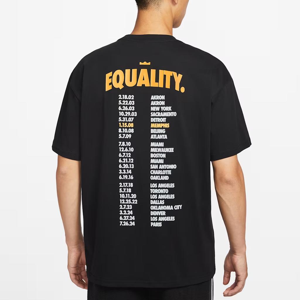 Nike LeBron Honor The King Loose Fit Casual Basketball Short Sleeve T-Shirt Men tops IH8580-045