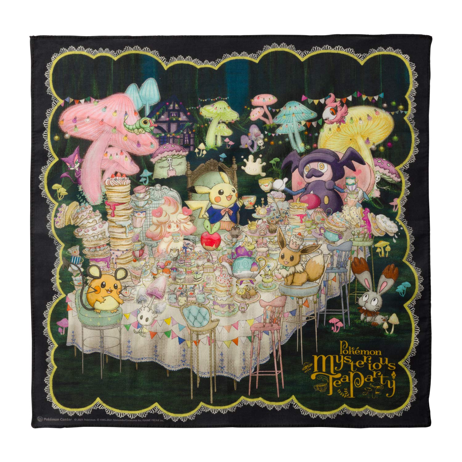 

Центр Покемонов Оригинальный Носовой Платок Покемон Таинственное Чаепитие