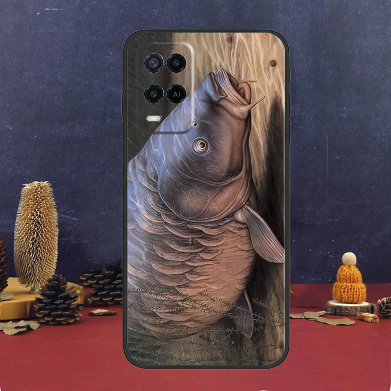 CARP FISH FISHING Case For Oppo A5 Pro A6 A15 A18 A38 A58 A78 A98 A54 A74 A94 A17 A57 A80 A60 A40 A16 A76 A96