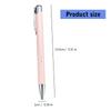 6 Pcs 1.0mm Ballpoint Pen Smooth Writing Pen Black Ink Stationery Pen Metal Retractable Ballpoint Pen for School