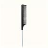 Precision Mouse Tail Comb - Fine Toothed Smooth Hair Comb with Stainless Steel Needles and Metal Comb - Durable and Fashionable