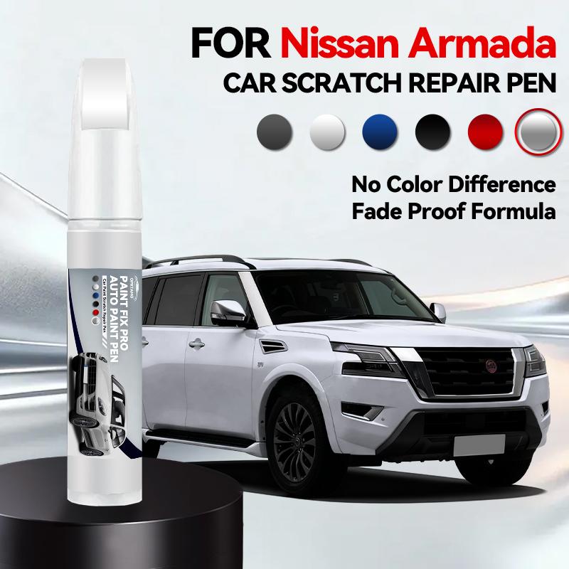 

OPRTAMG Purpose Vehicle For Nissan Armada Paint Repair Pen Touch Up Scratch Remover DIY Auto Accessories Black White Silver Gray срібний