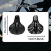 Bike Seat Saddle Accessories Waterproof Comfortable Soft Wide Universal for Men Women Shock