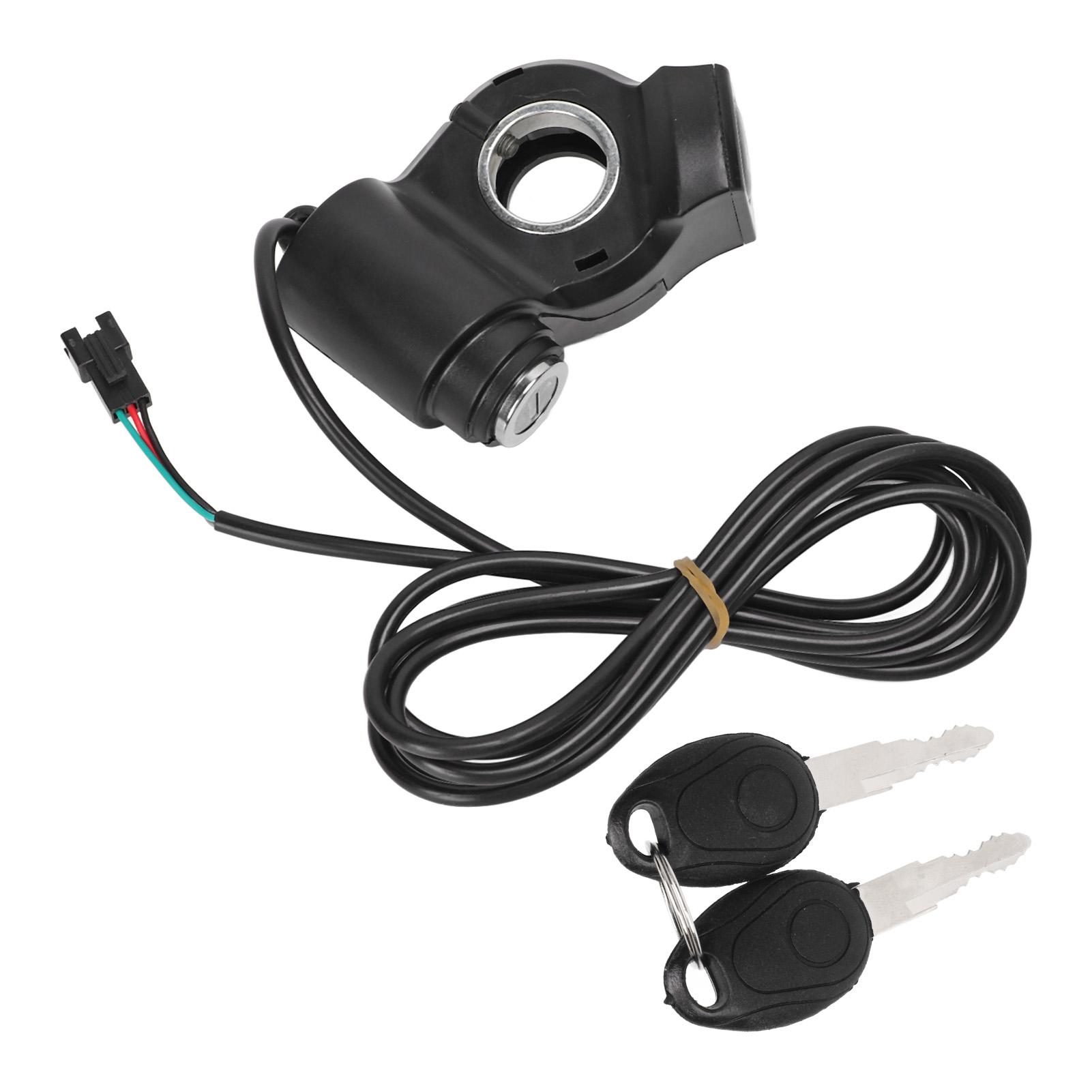 Ручка газа для электровелосипеда, 4 индикатора, блокировка скорости, ручки газа с ключами для модификации электровелосипеда 48 В, SM