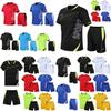 Sports Running Men Suit Quickdrying Short Sleeve Shirts Summer Gym Shorts
