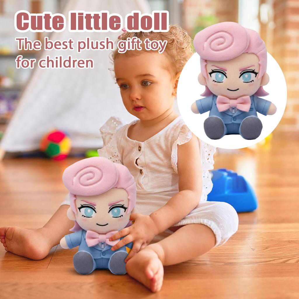 Roztomilá plyšová panenka jako dárek kreslená dětská hadrová panenka