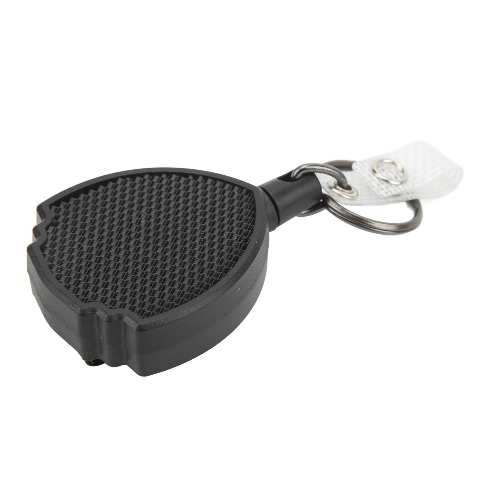 

Outdoor Retractable Keychain with Back Clip Rope Wear Proof High Rebound Stretchable Anti Theft Keyring
