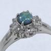Ring Pt900Platin/Opal/Diamant #6.0(US-Grösse) 4,0g Damen Gebraucht