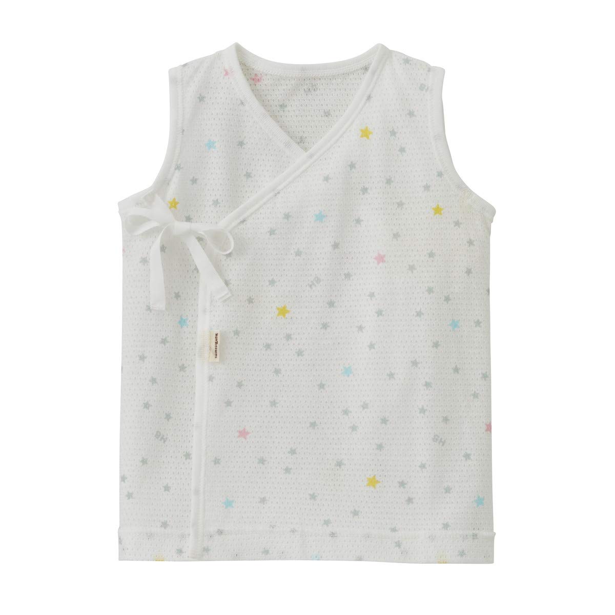 

Miki House Hot Biscuits Sleeveless Baby Boys and Undershirt, Clothes, Girls, 60cm, White, 70-2111-824 белый