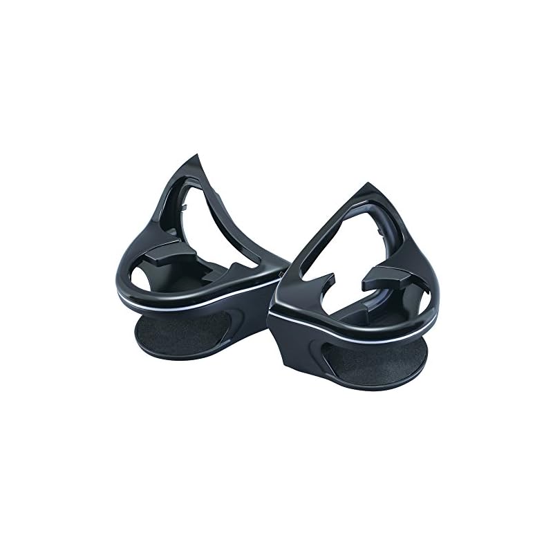 Tsuchiya Yac Vehicle-Specific Product for Toyota 80 Series Noah/Voxy, Air Conditioner Drink Holder Set for Driver and Passenger Seats, Black, SY-NV1